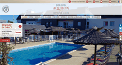 Desktop Screenshot of hotelaquilon.com